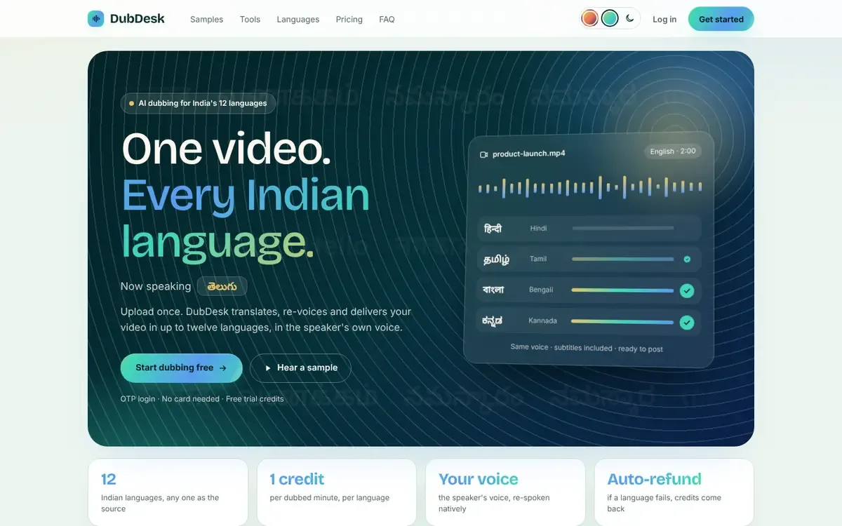 AI Video Dubbing
