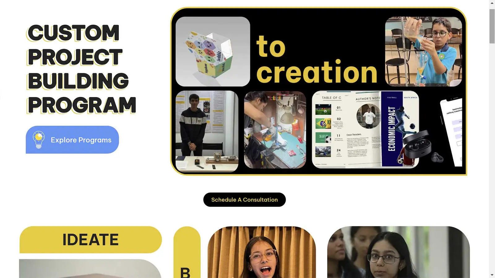 Creat ED website by FutureFist — screen 7
