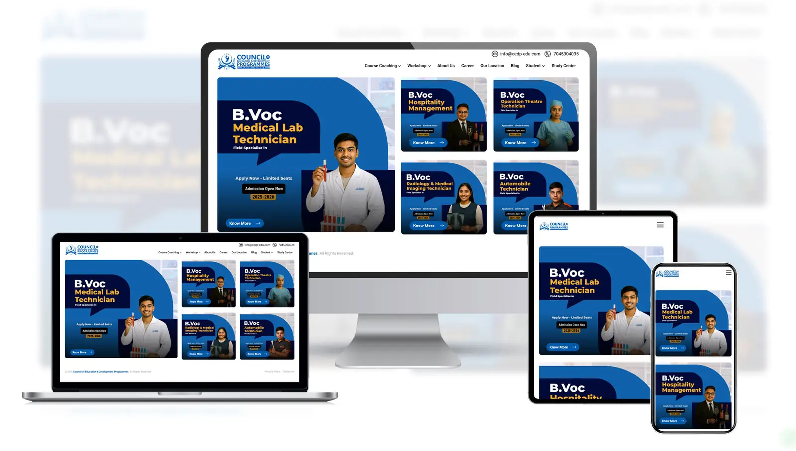 CEDP Skill Institute website by FutureFist
