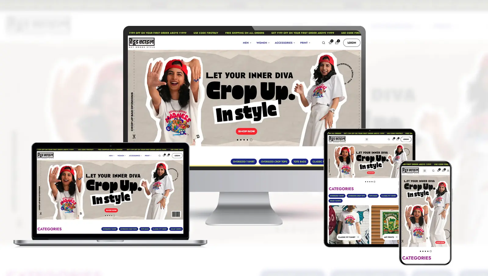 Heydoode Style website by FutureFist