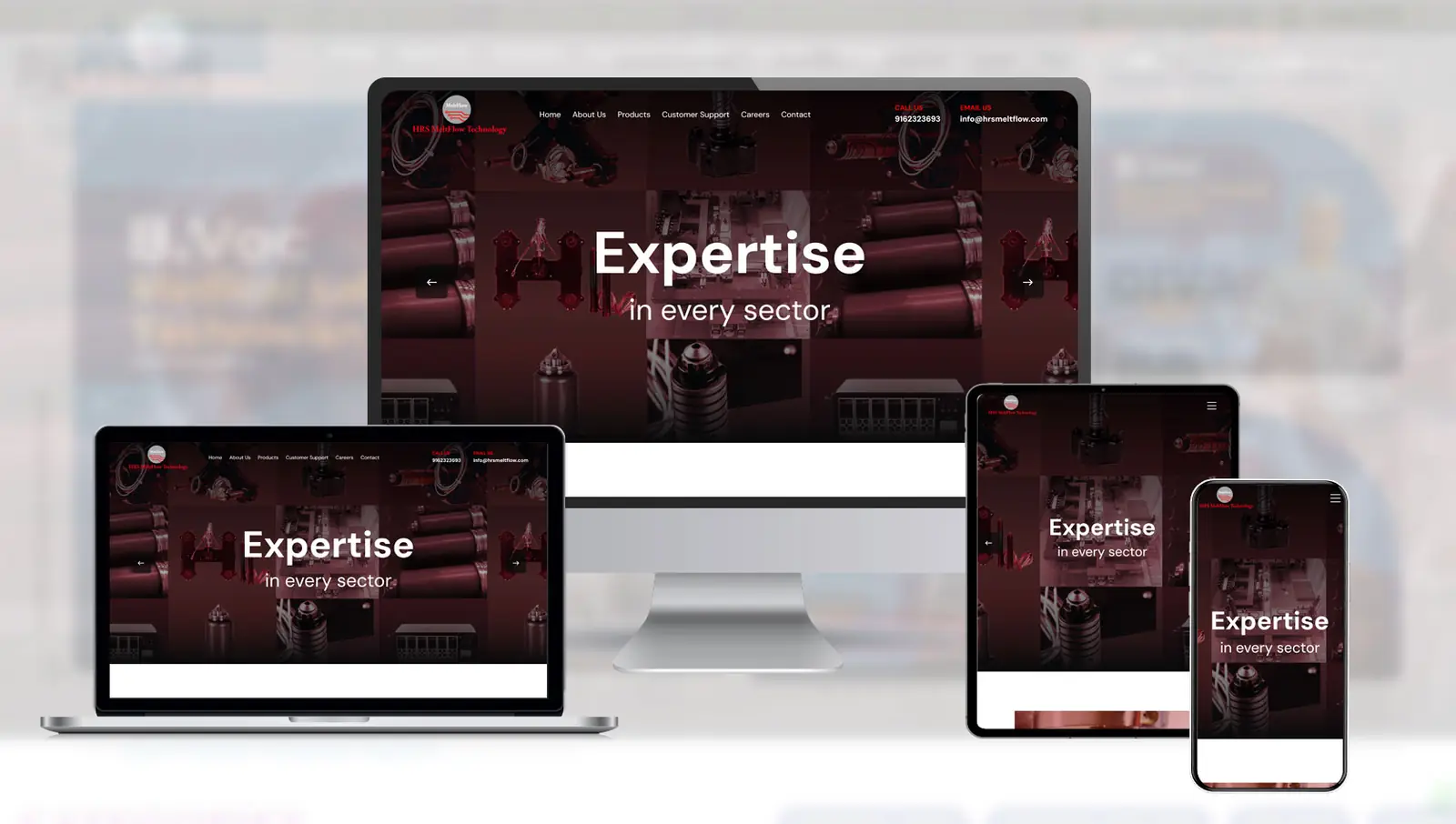 HRS Meltflow website by FutureFist
