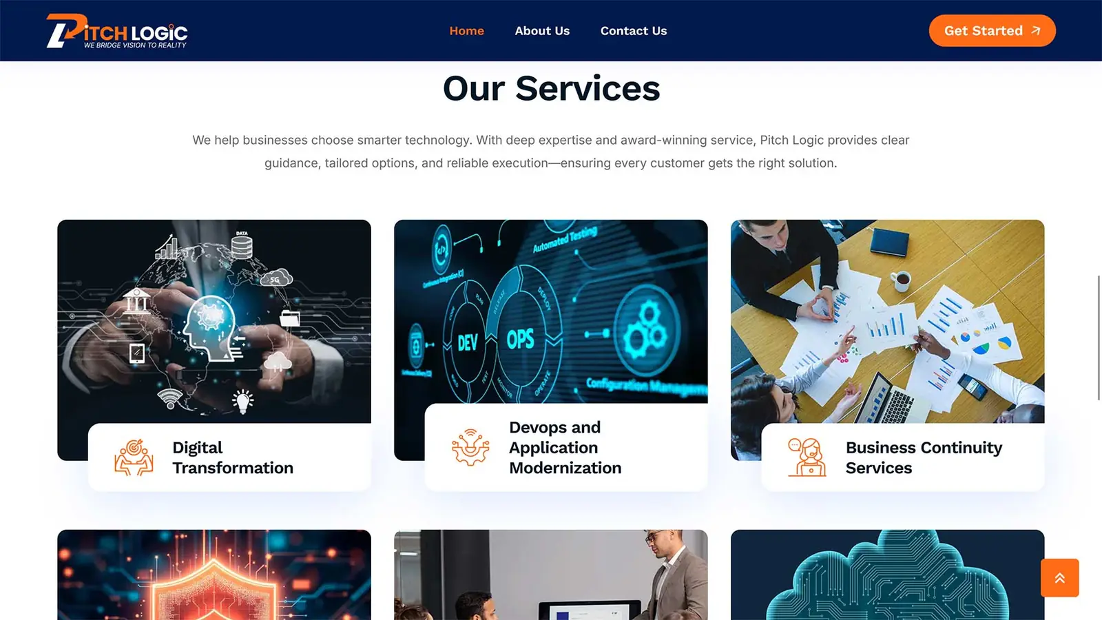 Pitch Logic website by FutureFist