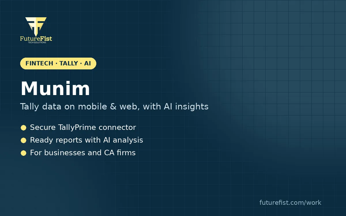 Munim — Tally data on mobile & web, with AI insights