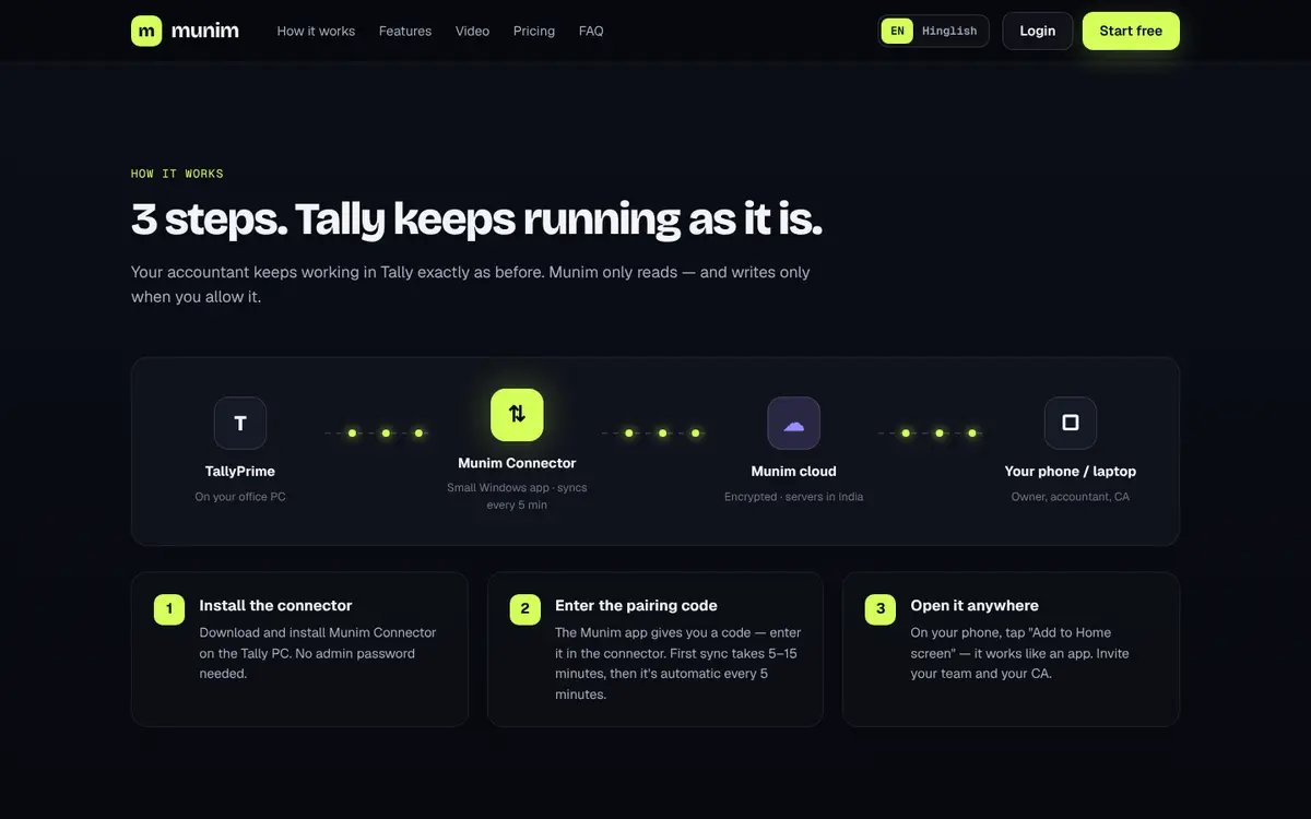Munim — Tally data on mobile & web, with AI insights — screen 5
