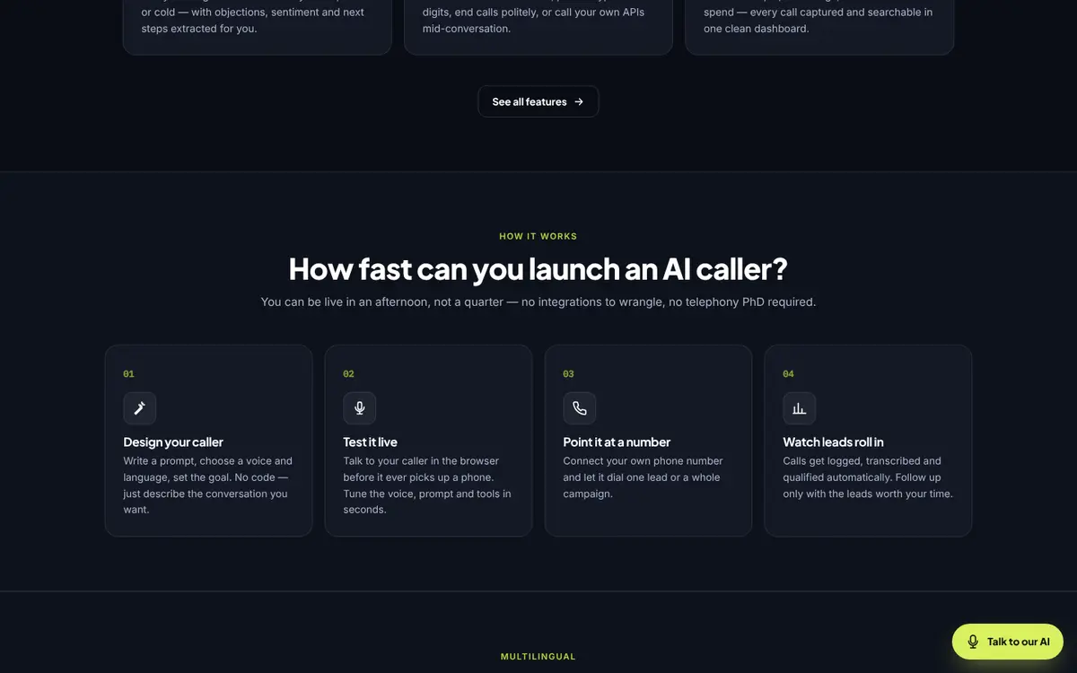VoxNX — AI calling software with human-sounding voices — screen 4